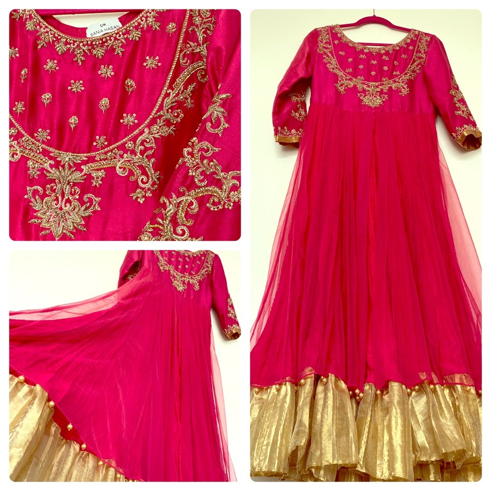 Long pishwas Pakistani dress